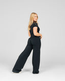 Softline Sculpted Zip Jumpsuit | Onyx Shadow