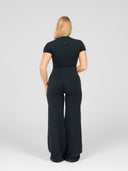 Softline Sculpted Zip Jumpsuit | Onyx Shadow