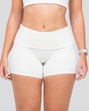 Softline Sculpted Fold-Over Short | Coconut Milk