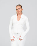 Softline Sculpted Dual-Zip Jacket  | Coconut Milk