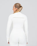 Softline Sculpted Dual-Zip Jacket  | Coconut Milk