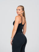 SoftLine Sculpted Essential Mid Tank with Bra support | Onyx shadow