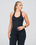 SoftLine - Sculpted Halter Top with Bra support | Onyx Shadow