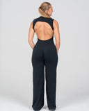 Softline High-Neck Sculpted Jumpsuit | Onyx Shadow