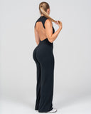 Softline High-Neck Sculpted Jumpsuit | Onyx Shadow