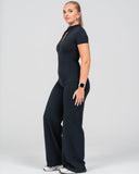 Softline Sculpted Zip Jumpsuit | Onyx Shadow